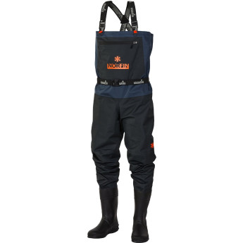 Полукомбинезон забродный NORFIN PILOT BOOTFOOT р.XXL с сапогами резина р.46