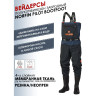 Полукомбинезон забродный NORFIN PILOT BOOTFOOT р.LS с сапогами резина р.44 82231-44-LS
