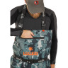 Полукомбинезон забродный NORFIN PILOT CAMO BOOTFOOT р.44-XL с сапогами резина 83400-44-XL