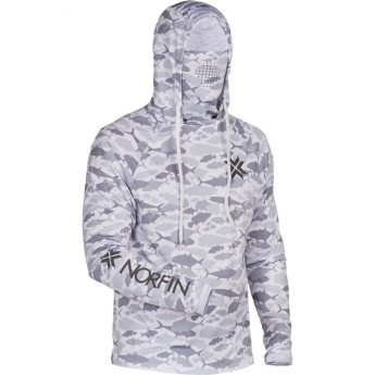 Джемпер NORFIN SUN PRO GUARD HOODIE GRAY р.XXL